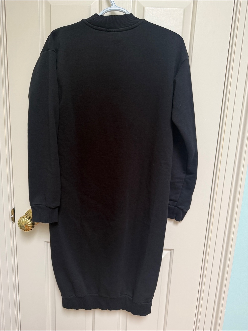 Adidas sz S Classic black white sporty sweatshirt dress - so soft - Picture 5 of 10